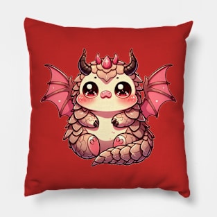 Kawaii Pangolin Dragon Pillow