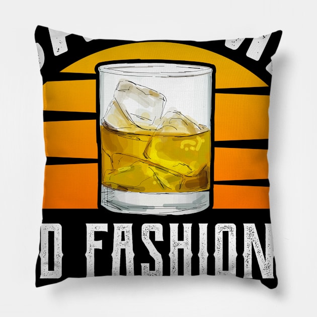 Whiskey - Call Me Old Fashioned Pillow by Tee__Dot