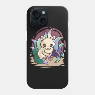 Gay Man Pride Cute Kitsune Phone Case