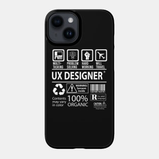 Ux Designer Phone Cases - iPhone and Android