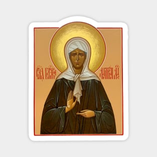 Russian Icon of Saint Matrona of Moscow, Russian Orthodox icon Magnet