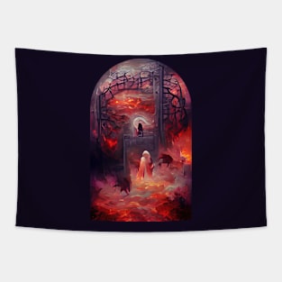 Gate to Hell Tapestry