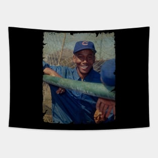 Ernie Banks - Army (Korean War) Tapestry