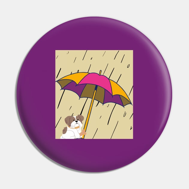 A dog in the rain Pin by Designs and Dreams