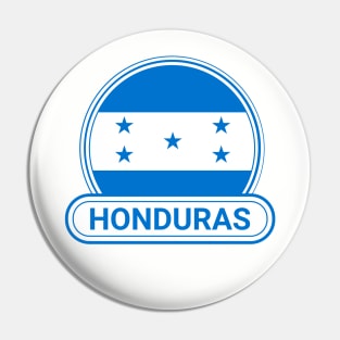 Honduras Country Badge - Honduras Flag Pin