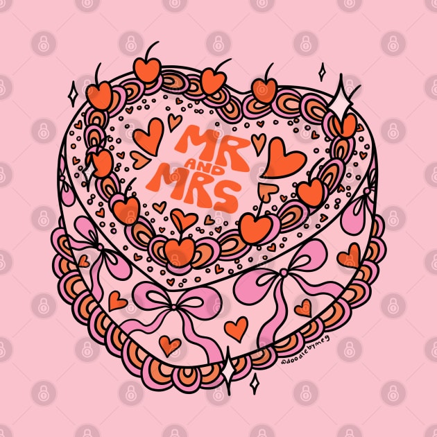 Mr. and Mrs. Cake by Doodle by Meg