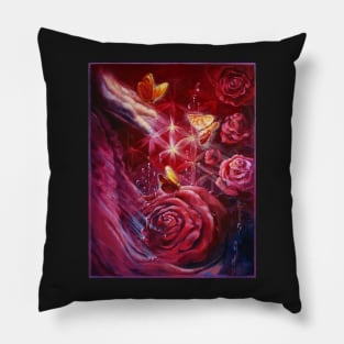 Soul of the Stone: Rhodolite. Healing the Female Self. Pillow