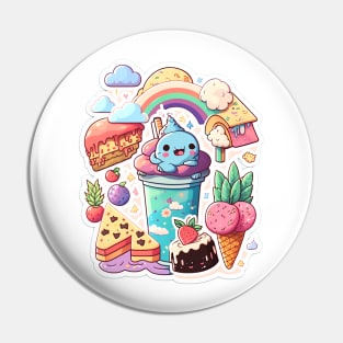 super cute kawaii ice creams and sweets Pin