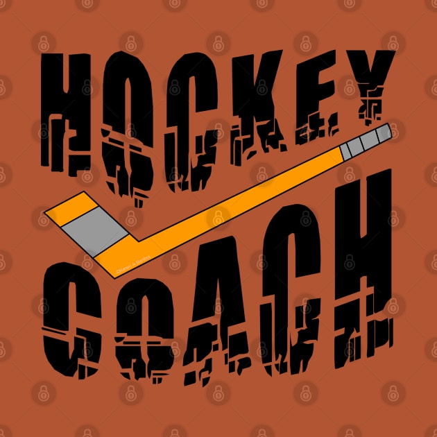 Hockey Coach Stick by Barthol Graphics