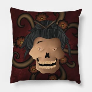 Samurai Of The Dead - Illustration Pillow