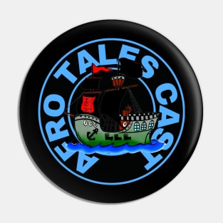 Afro Tales Ship logo Pin