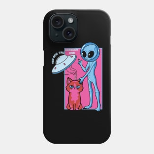 You are the choosen one funny cat quotes Phone Case