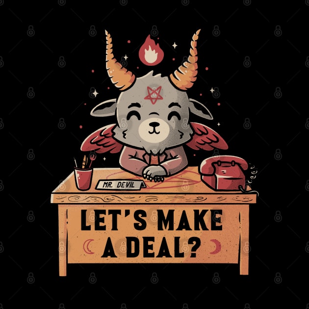 Let’s Make a Deal Funny Cute Evil Baphomet by eduely