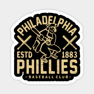 Philadelphia Phillies Retro 3 by Buck Tee Magnet