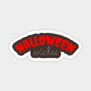 Halloween Wishes Magnet