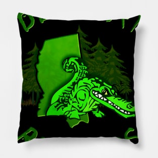 Green Muddy Water records logo Pillow