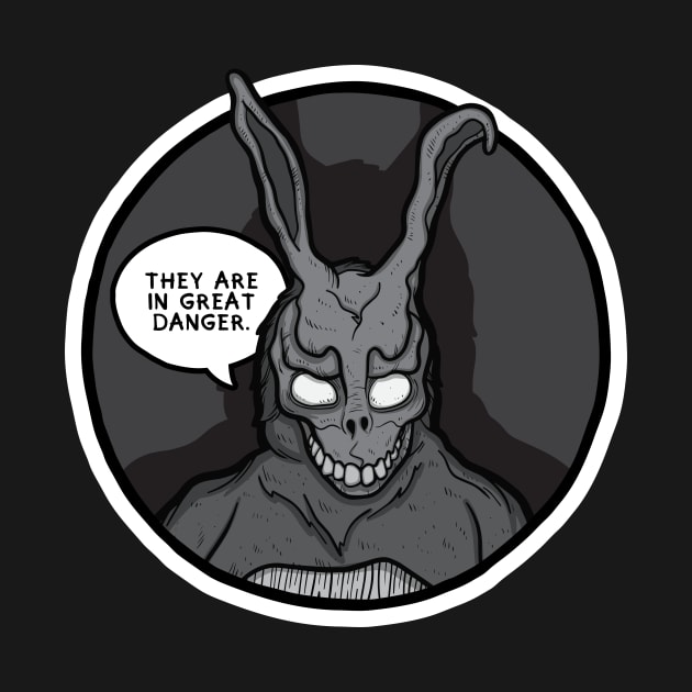 Frank the Rabbit (Danger) by Baddest Shirt Co.