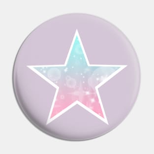 Kawaii Magical Cotton Candy Star Pin