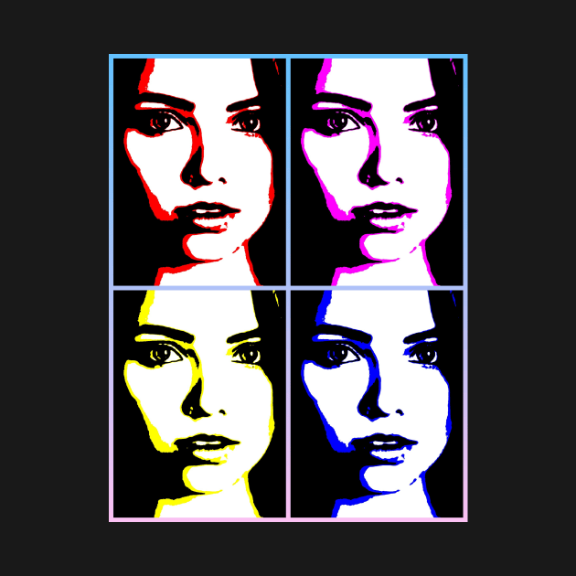 Portrait in 4 colors by d1a2n3i4l5