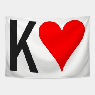 King of Hearts Tapestry