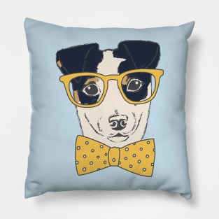 Jack Russell Terrier Hipster Pillow