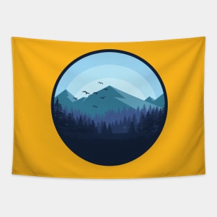 Snowy Mountain - Landscape Tapestry