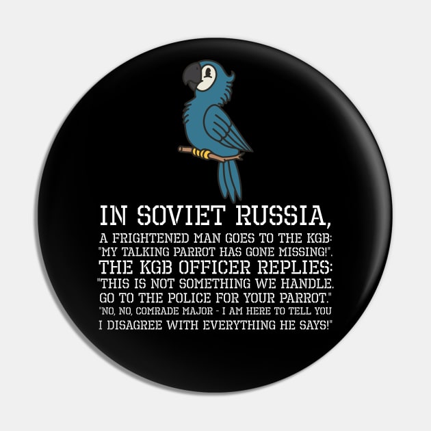 Anti Socialist & Communist - USSR Soviet Russian Joke Pin by Styr Designs