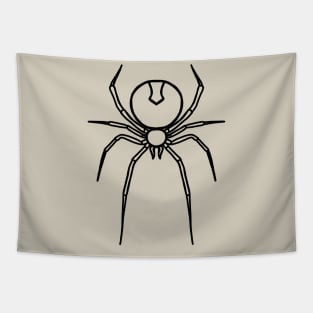 Simply Spooky Collection - Spider - Bone White and Bat Black Tapestry