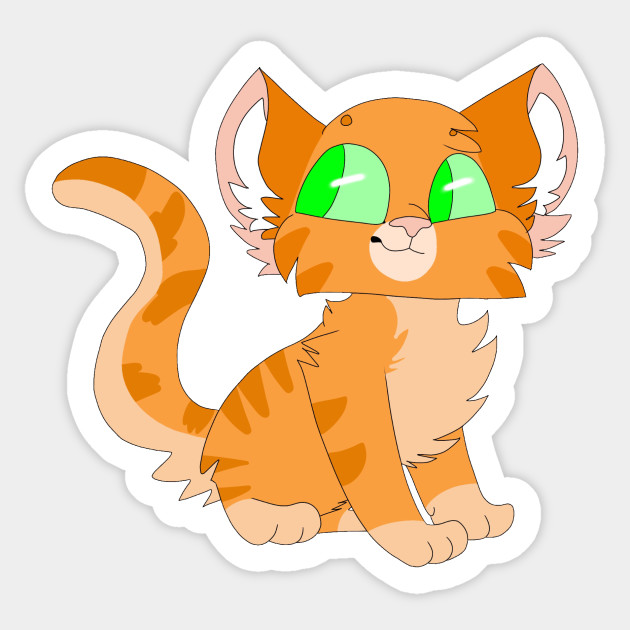 Firestar Warrior Cats Sticker Teepublic