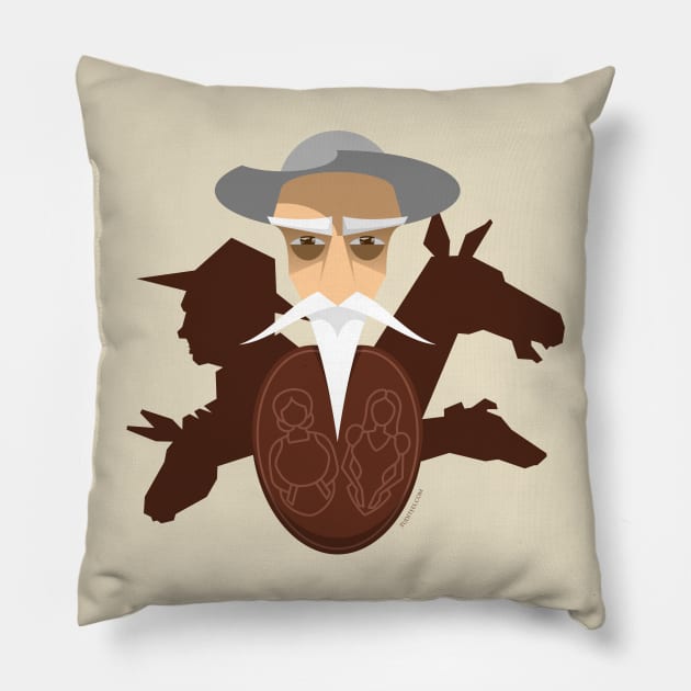 Don Quixote Pillow by tuditees