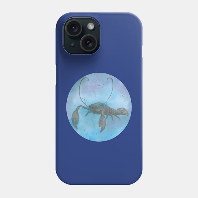 Zodiac sign cancer Phone Case by artbyluko