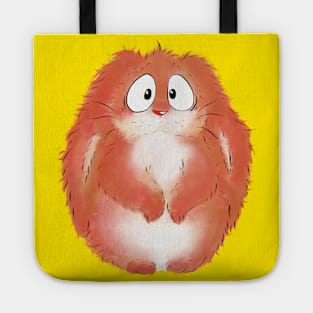 Polite cute orange rabbit Tote