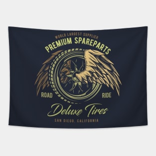 Deluxe Tires Tapestry