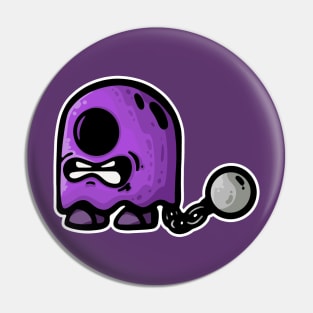 purple ghost prisoner Pin