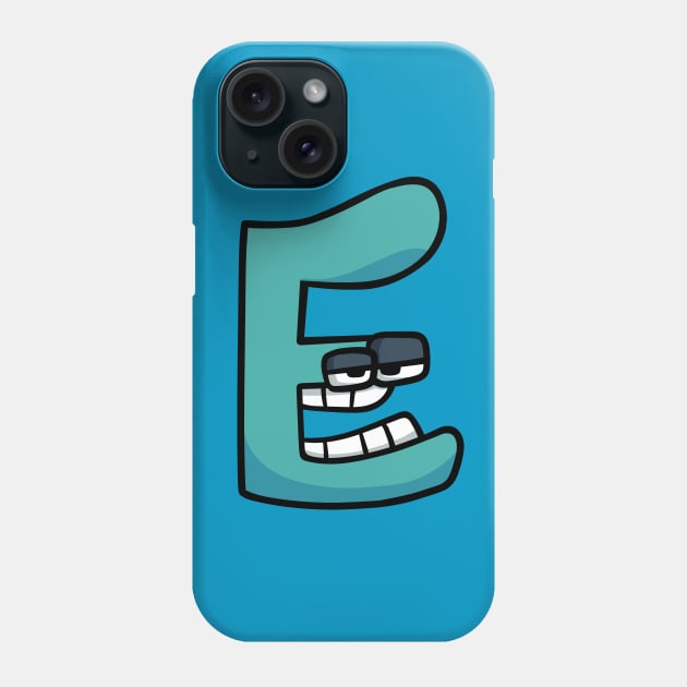 E | Alphabet Lore Phone Case by Mike Salcedo