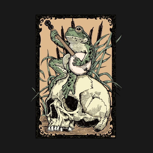 Victorian Frog with Banjo by ZugArt01