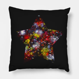 Fireworks Abstract Pillow