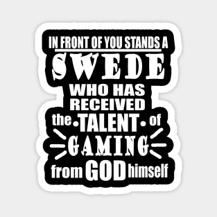 Swede Gaming Gaming E-Sports Video Games Magnet