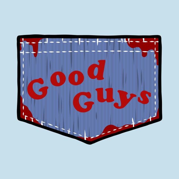 good guys bloody patch by HeichousArt