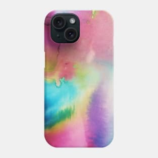 Colourful Abstract Watercolour Painting Phone Case