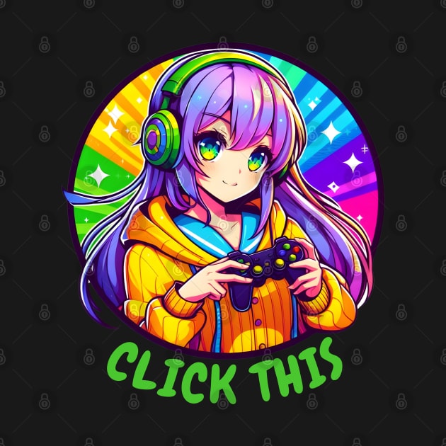 Click this gamer girl by Japanese Fever