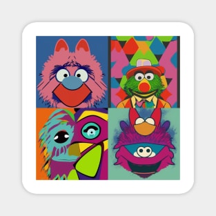 Muppetite Abstract Magnet