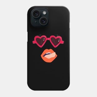 Red sunglasses Phone Case