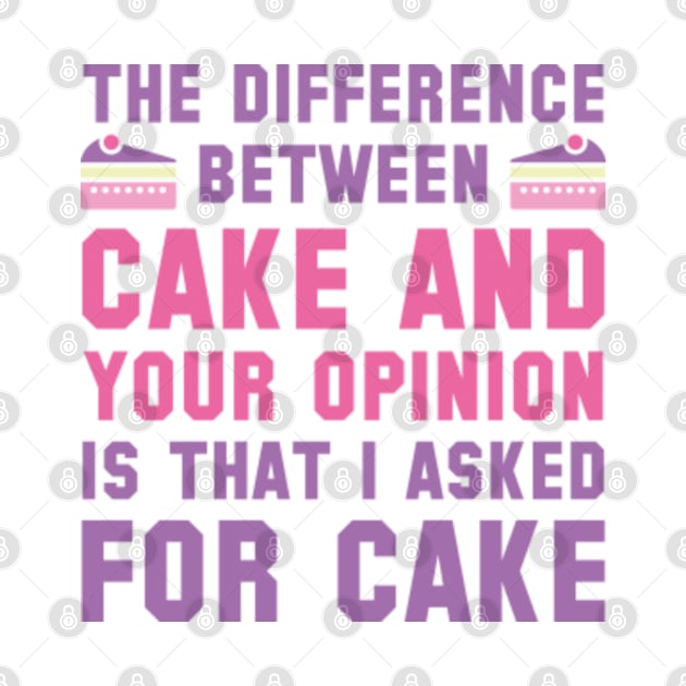 Cake And Your Opinion by VectorPlanet