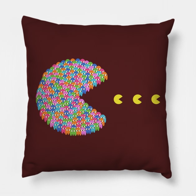 pacman Pillow by gazonula