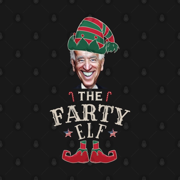 The Farty Biden Elf Funny | Sarcastic Political Anti Biden Design by HROC Gear & Apparel