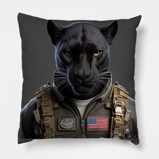 Patriot Panther by focusln Pillow