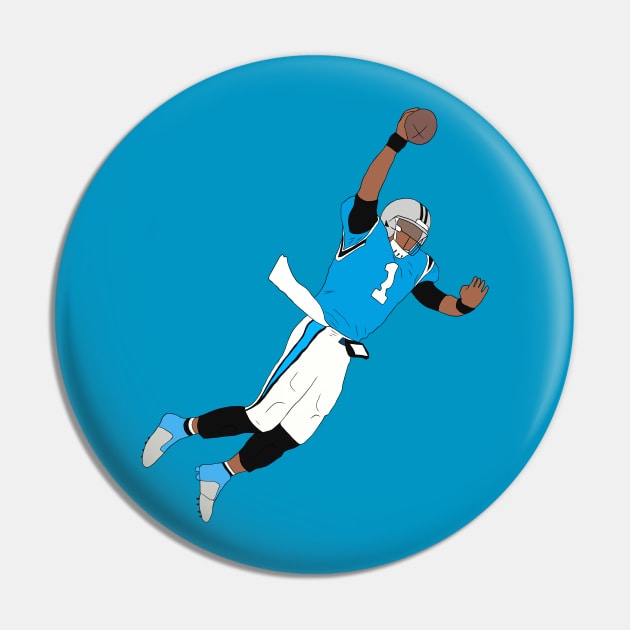 Cam Newton Dunk Pin by rattraptees