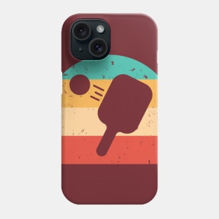 Pickleball vintage sunset,Pickleball retro lover Phone Case