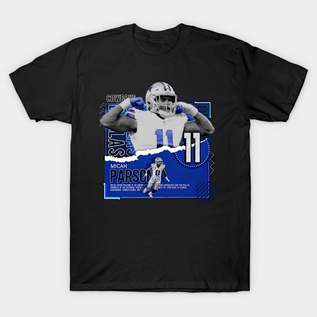 Rinkha Micah Parsons Football Paper Poster Cowboys T-Shirt